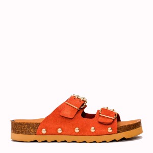 Javea muskat suede two buckles sandal | TakeMe®