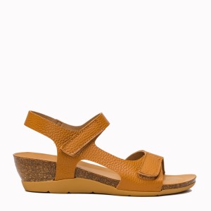 Torrevieja brown mongot leather sandal | TakeMe®