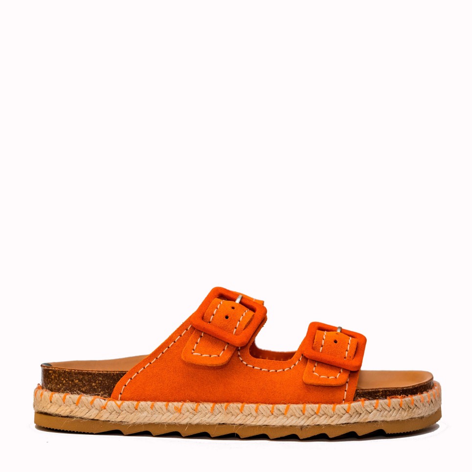 Sueca orange tango leather sandal | TakeMe®